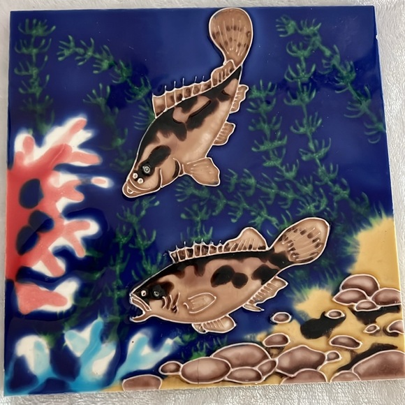 2 Tiles Large, Aquatic life! - Picture 5 of 7